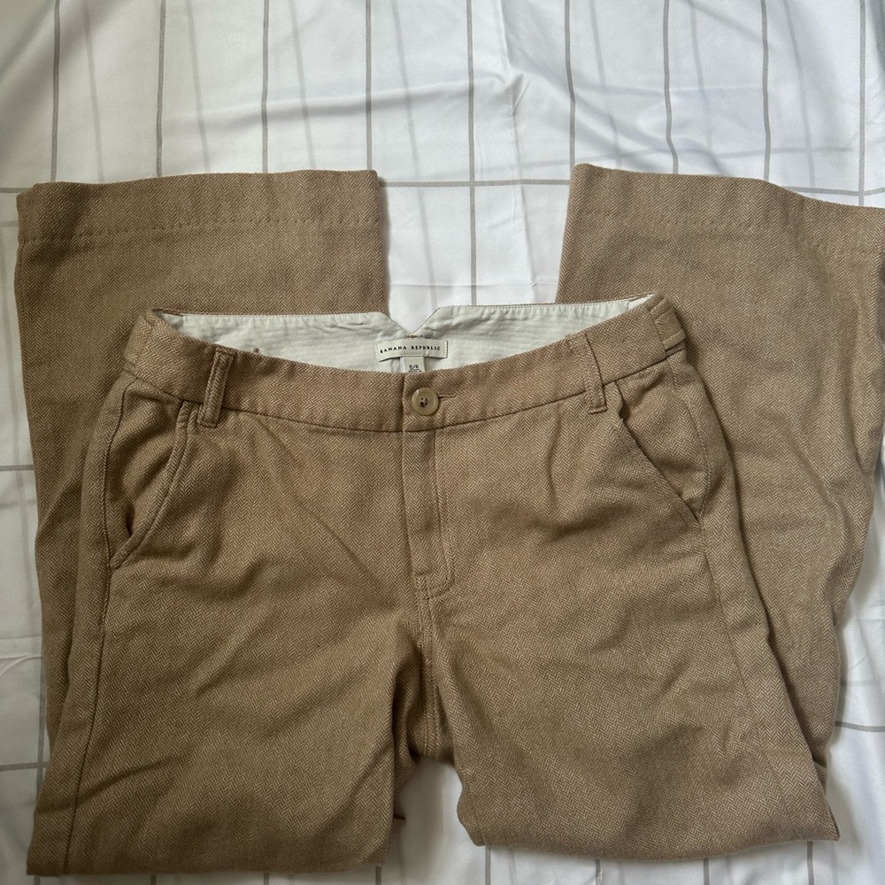 Banana Republic Tan Dress Pants Size 6 Regular